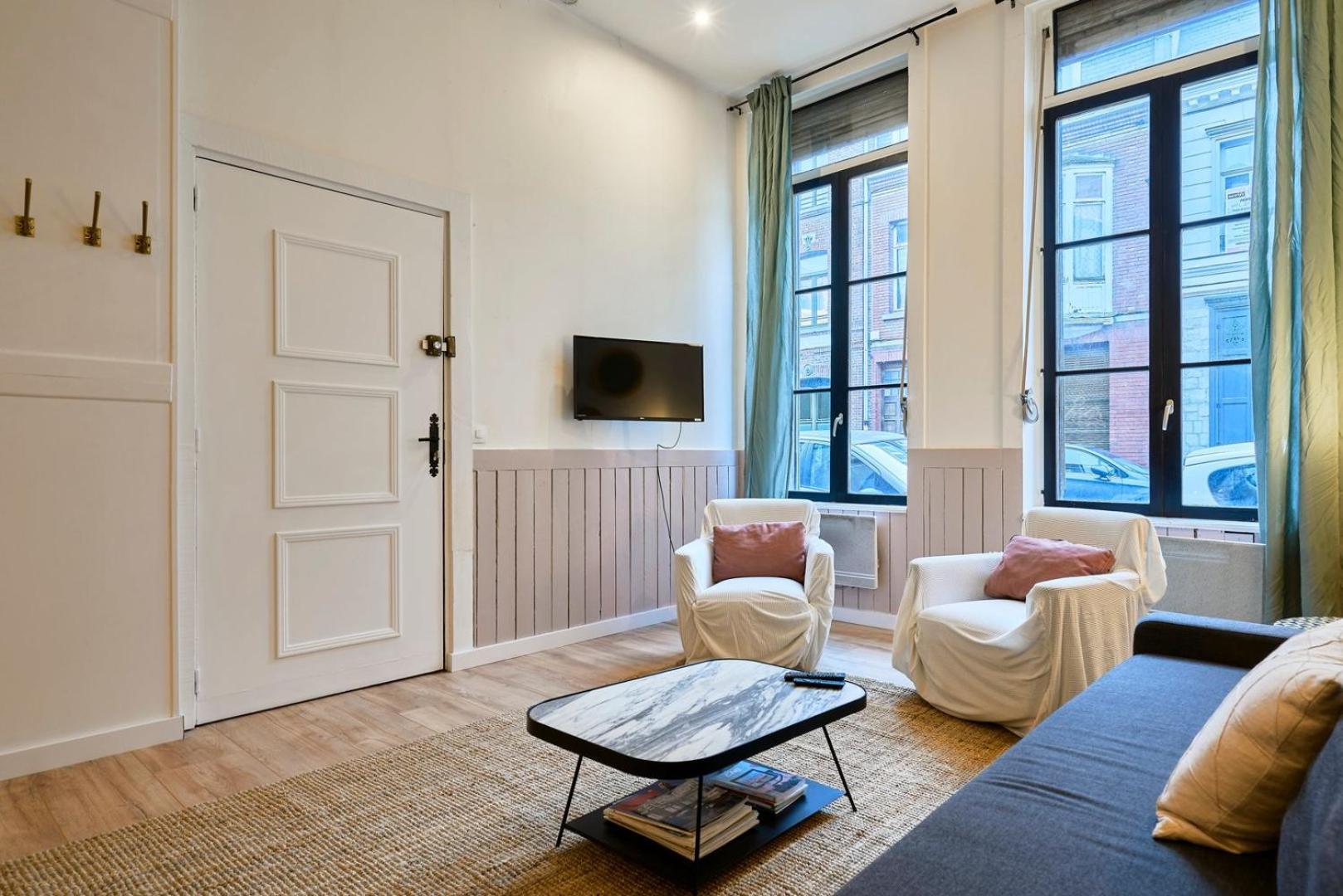Old Lille: Charming Renovated Apartment ภายนอก รูปภาพ